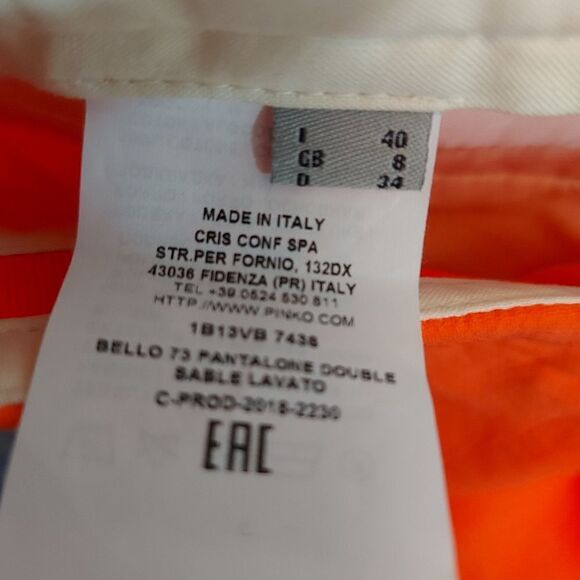 PINKO Made In Italy Cropped Pants ☆PLEASE READ DESCRIPTION☆ - Picture 7 of 8